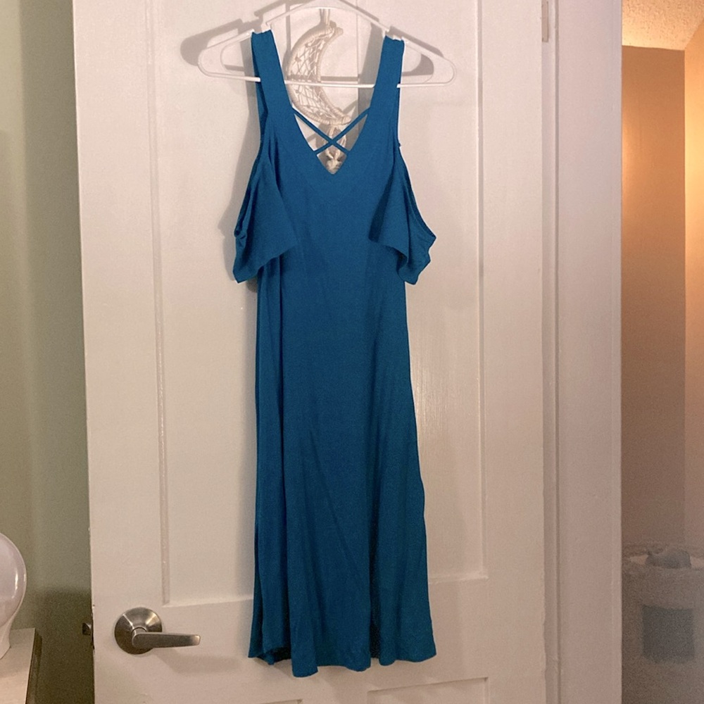 Teal dress 👗